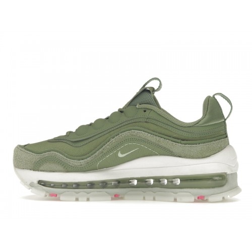 Кроссы Nike Air Max 97 Futura Oil Green (W) - женская сетка размеров