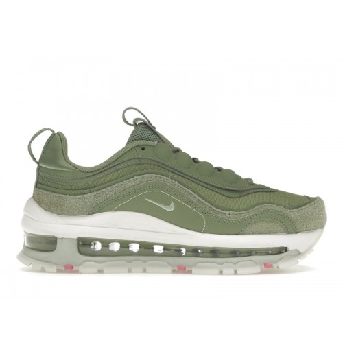 Кроссы Nike Air Max 97 Futura Oil Green (W) - женская сетка размеров