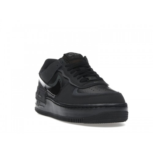 Nike Air Force 1 Low Shadow Triple Black (W) - женская сетка размеров