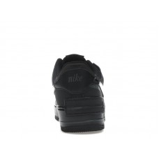 Женские Nike Air Force 1 Low Shadow Triple Black (W)