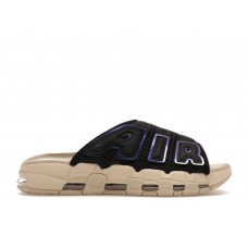 Кроссовки Nike Air More Uptempo Slide Black Sanddrift Iridescent