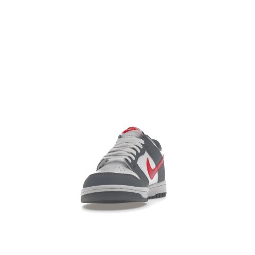 Кроссы Nike Dunk Low Next Nature Smoke Grey Light Crimson (GS) - подростковая сетка размеров