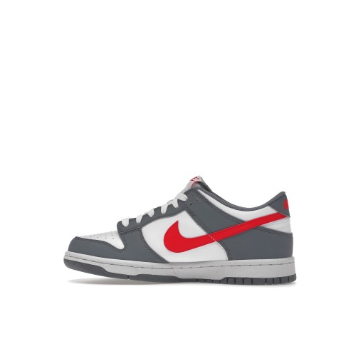 Кроссы Nike Dunk Low Next Nature Smoke Grey Light Crimson (GS) - подростковая сетка размеров