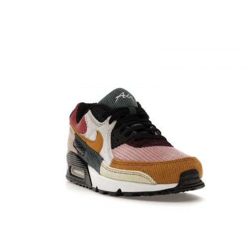 Кроссы Nike Air Max 90 Multi-Corduroy (W) - женская сетка размеров