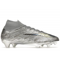 Nike Zoom Mercurial Superfly 9 Elite XXV SE FG Metallic Silver