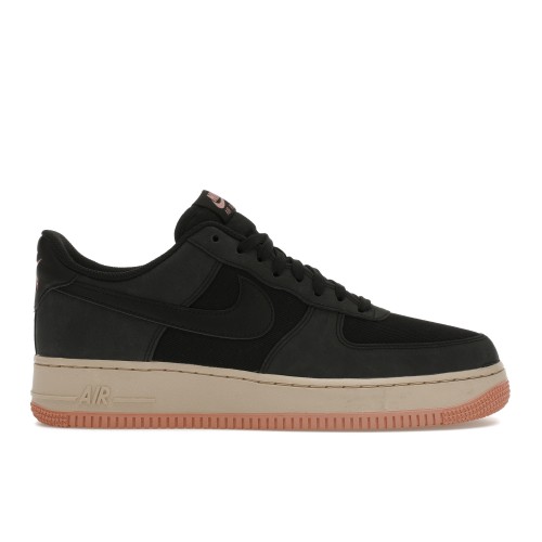 Кроссы Nike Air Force 1 Low 07 LX Black Red Stardust - мужская сетка размеров