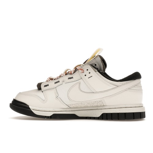 Кроссы Nike Air Dunk Low Jumbo Phantom Black - мужская сетка размеров