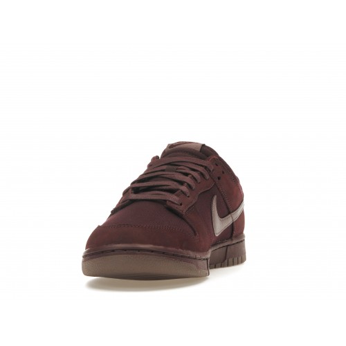 Кроссы Nike Dunk Low Retro Premium Burgundy Crush - мужская сетка размеров