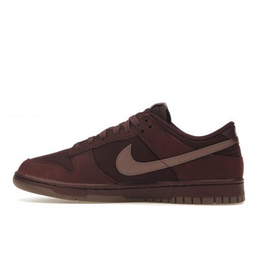 Кроссы Nike Dunk Low Retro Premium Burgundy Crush - мужская сетка размеров