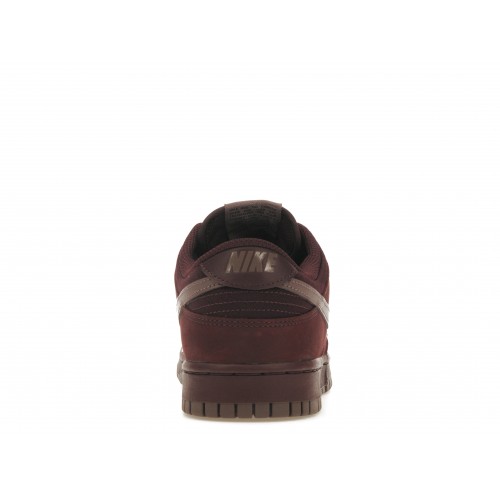 Кроссы Nike Dunk Low Retro Premium Burgundy Crush - мужская сетка размеров