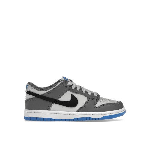 Кроссы Nike Dunk Low Cool Grey Light Photo Blue (GS) - подростковая сетка размеров