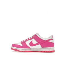 Подростковые Nike Dunk Low Laser Fuchsia (GS)