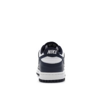 Подростковые Nike Dunk Low White Midnight Navy (GS)