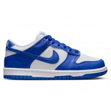 Подростковые Nike Dunk Low White Hyper Royal (GS)