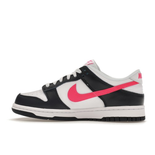 Кроссы Nike Dunk Low Obsidian Fierce Pink (GS) - подростковая сетка размеров