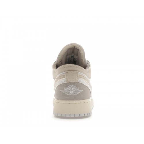 Air Jordan 1 Low SE Craft GS Inside Out - Tech Grey - подростковая сетка размеров