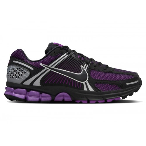 Кроссы Nike Zoom Vomero 5 Black Vivid Purple - мужская сетка размеров