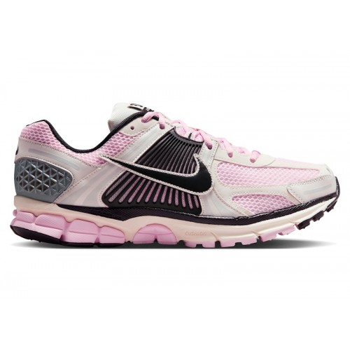 Кроссы Nike Zoom Vomero 5 Pink Foam Phantom Metallic Platinum Black - мужская сетка размеров