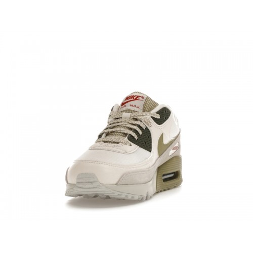 Кроссы Nike Air Max 90 Phantom Neutral Olive - мужская сетка размеров