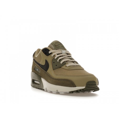 Кроссы Nike Air Max 90 Neutral Olive - мужская сетка размеров