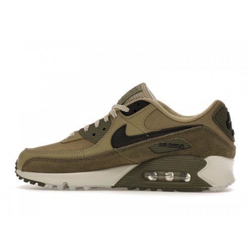 Кроссы Nike Air Max 90 Neutral Olive - мужская сетка размеров