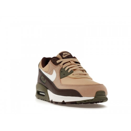 Кроссы Nike Air Max 90 Sesame Earth - мужская сетка размеров