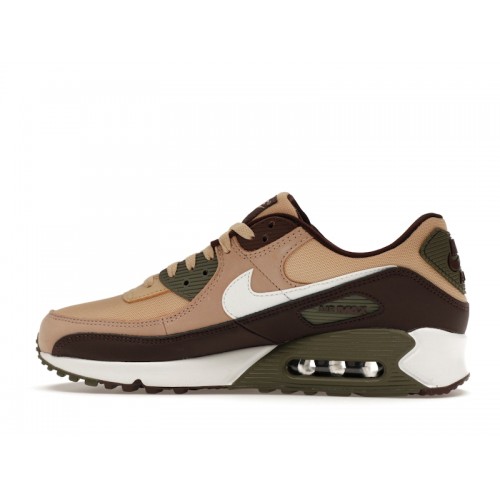 Кроссы Nike Air Max 90 Sesame Earth - мужская сетка размеров