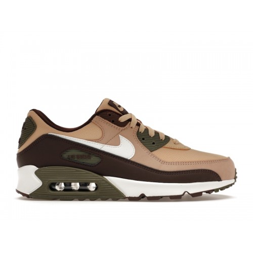 Кроссы Nike Air Max 90 Sesame Earth - мужская сетка размеров