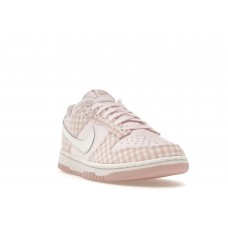 Женские кроссовки Nike Dunk Low Pearl Pink Gingham (W)