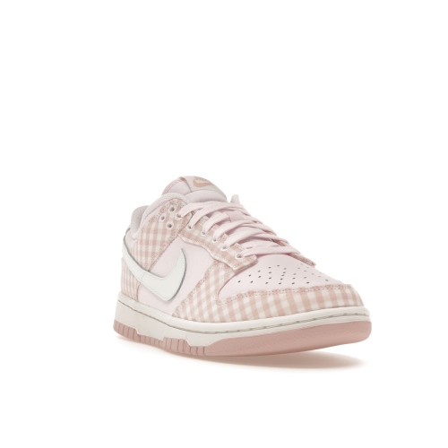 Кроссы Nike Dunk Low Pearl Pink Gingham (W) - женская сетка размеров