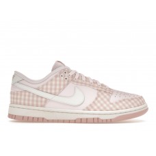 Женские кроссовки Nike Dunk Low Pearl Pink Gingham (W)