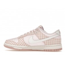 Женские кроссовки Nike Dunk Low Pearl Pink Gingham (W)