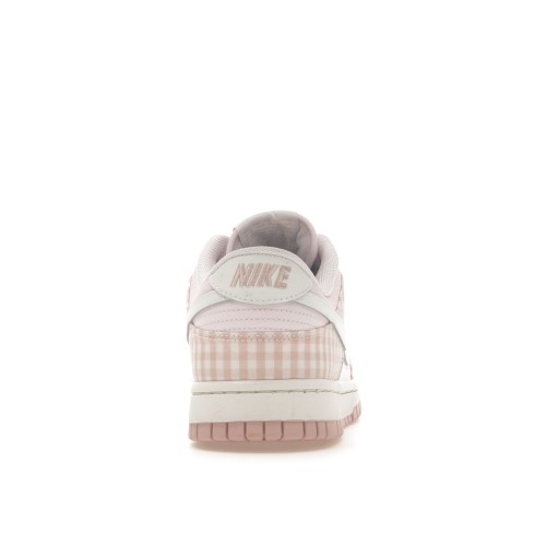 Кроссы Nike Dunk Low Pearl Pink Gingham (W) - женская сетка размеров