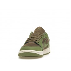 Женские Jordan 1 Low SE Brown Kelp Sky J Light Olive (W)