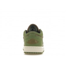 Женские Jordan 1 Low SE Brown Kelp Sky J Light Olive (W)