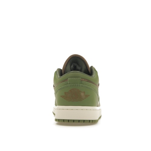 Кроссы Jordan 1 Low SE Brown Kelp Sky J Light Olive (W) - женская сетка размеров