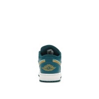 Подростковые Jordan 1 Low SE Geode Teal Metallic Gold (GS)