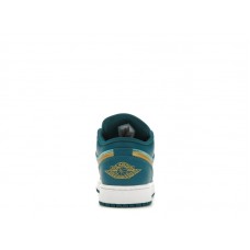 Подростковые Jordan 1 Low SE Geode Teal Metallic Gold (GS)