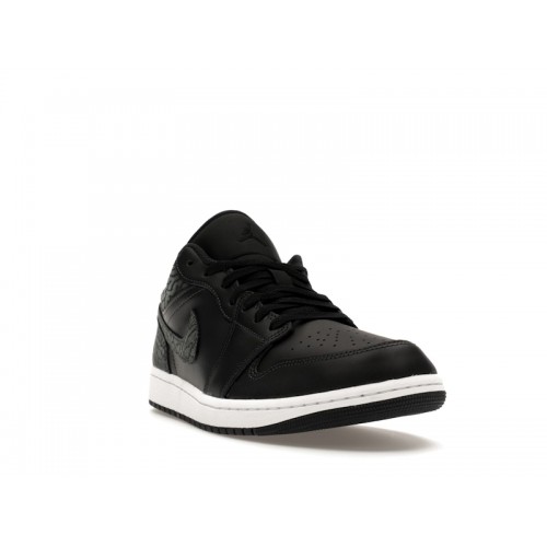 Кроссы Jordan 1 Low SE Black Elephant - мужская сетка размеров