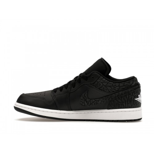 Кроссы Jordan 1 Low SE Black Elephant - мужская сетка размеров