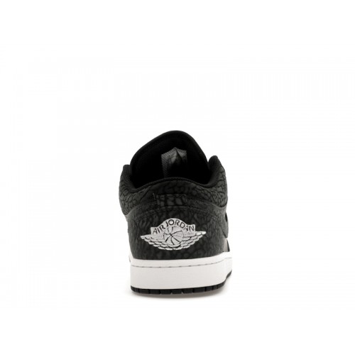 Кроссы Jordan 1 Low SE Black Elephant - мужская сетка размеров