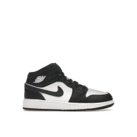 Подростковые кроссовки Jordan 1 Mid SE Panda Elephant (GS)