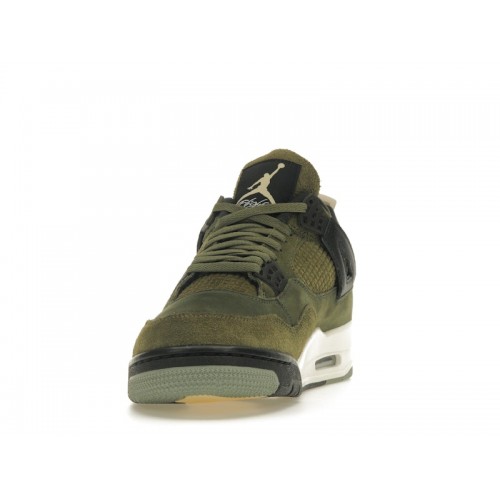 Кроссы Jordan 4 Retro SE Craft Medium Olive - мужская сетка размеров