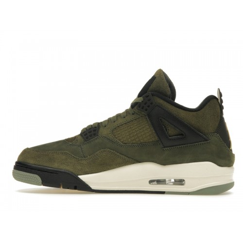 Кроссы Jordan 4 Retro SE Craft Medium Olive - мужская сетка размеров