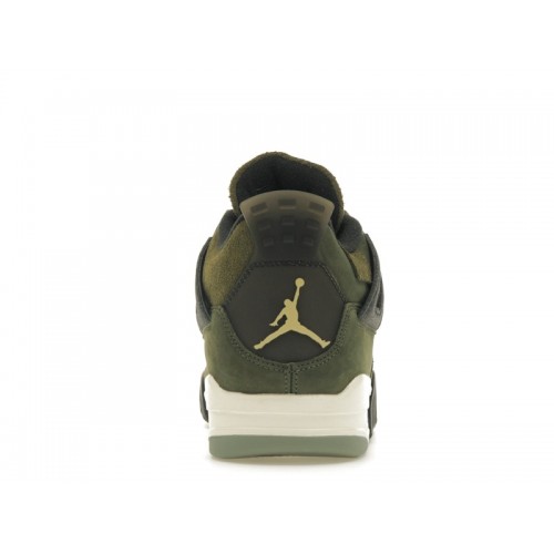 Кроссы Jordan 4 Retro SE Craft Medium Olive - мужская сетка размеров