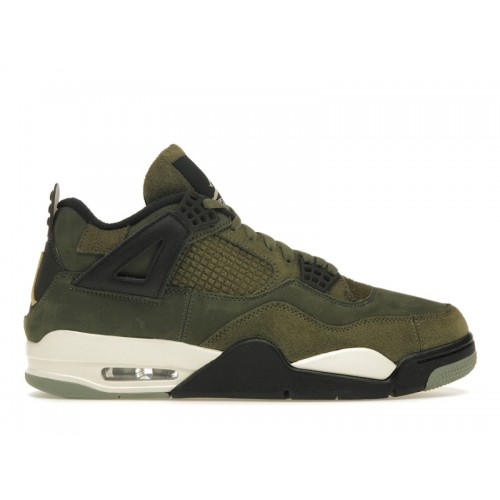 Кроссы Jordan 4 Retro SE Craft Medium Olive - мужская сетка размеров