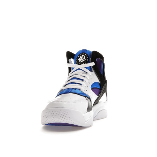 Кроссы Nike Air Flight Huarache OG White Varsity Purple (2023) - мужская сетка размеров