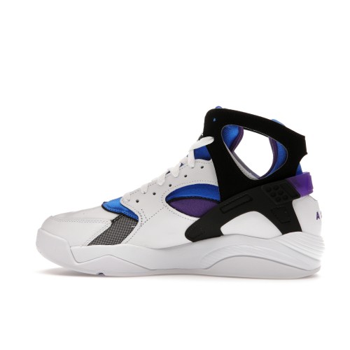 Кроссы Nike Air Flight Huarache OG White Varsity Purple (2023) - мужская сетка размеров