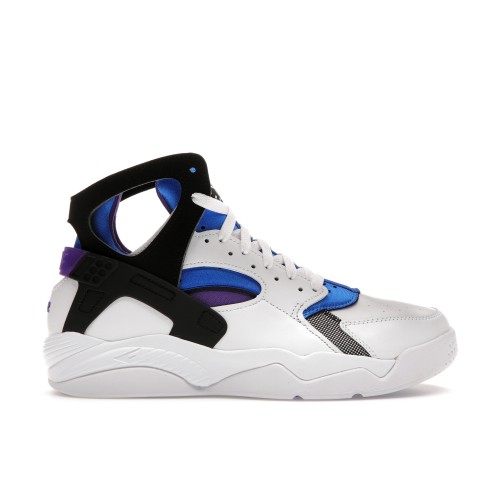 Кроссы Nike Air Flight Huarache OG White Varsity Purple (2023) - мужская сетка размеров