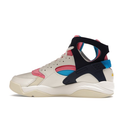 Кроссы Nike Air Flight Huarache Nike Gear Coral Chalk Laser Blue - мужская сетка размеров